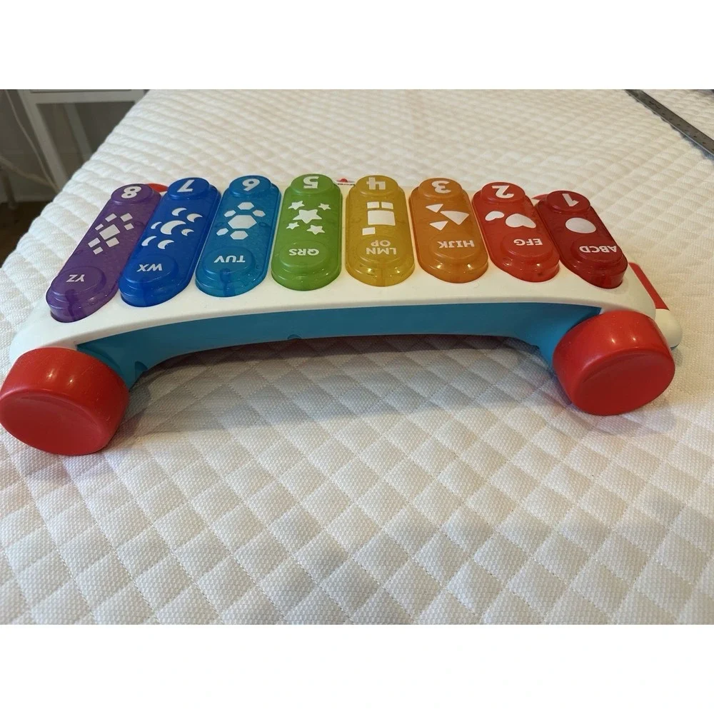 Fisher-Price Giant Light-Up Xylophone Baby to Toddler Learning Toy Works